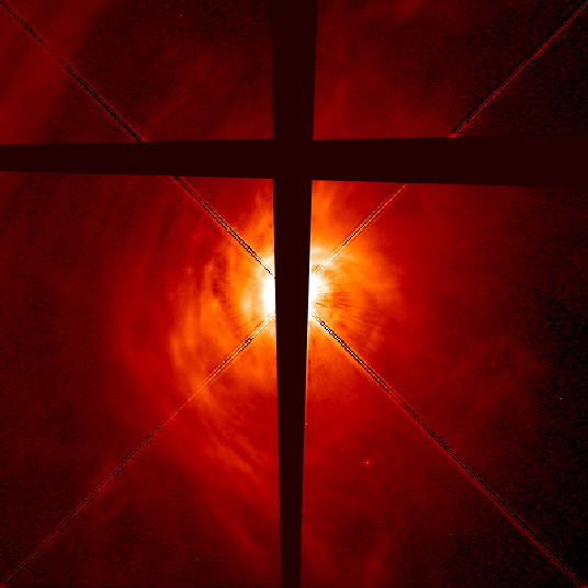 STIS/HST image of the disk around AB Auriga