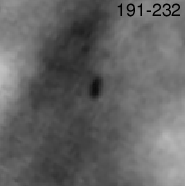 Image of proplyd disk shadow around ori 191-232