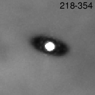 Image of proplyd disk shadow around ori 218-354